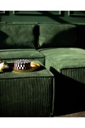 Narożnik PILLOW M prawy z funkcją spania zielony - King Home